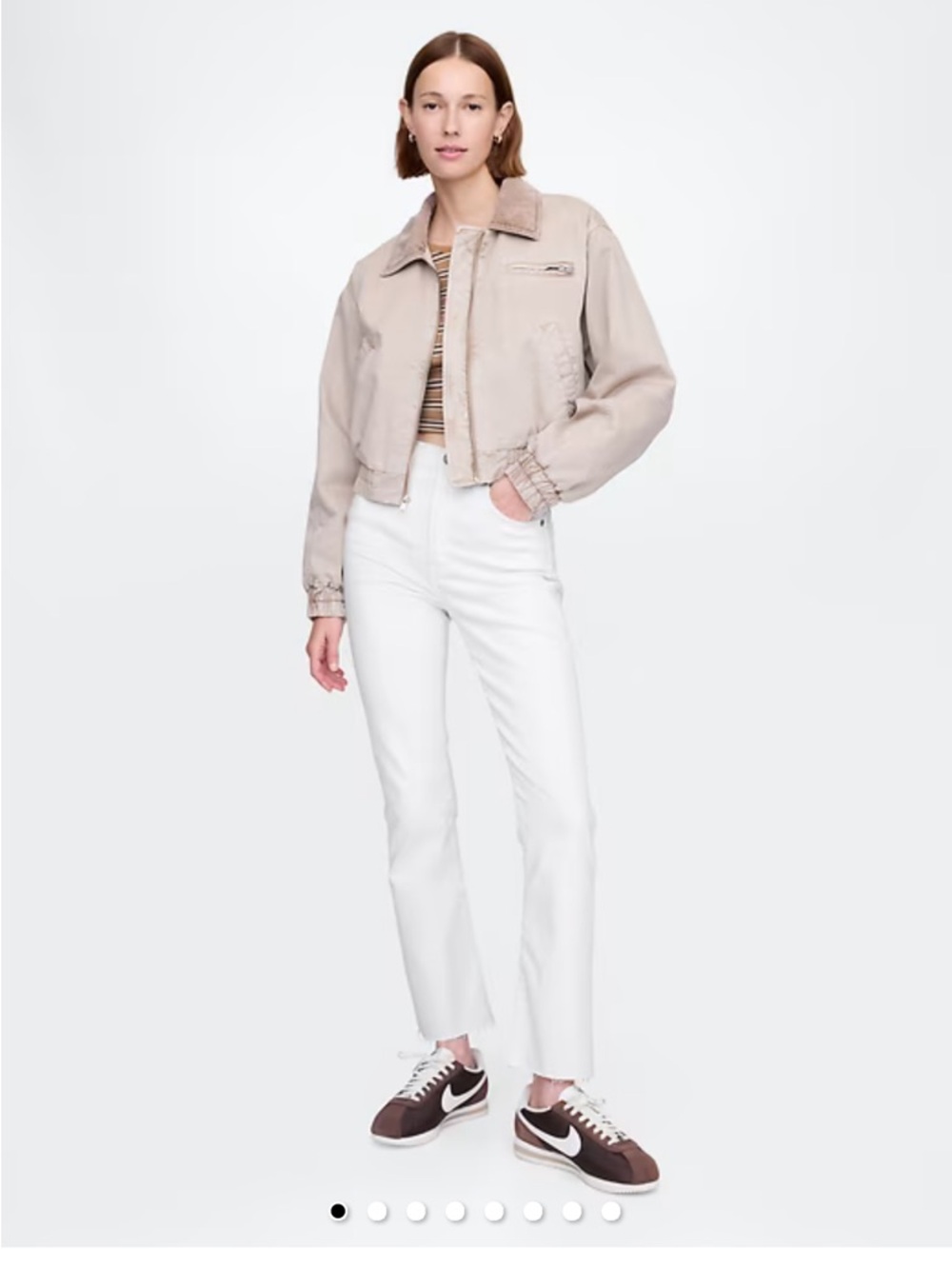 GAP White Boot Cut Jeans